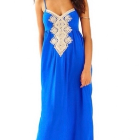 Lilly Pulitzer Dresses & Skirts - Lilly Pulitzer Kelsea Silk Maxi Dress Sz 4